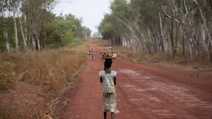 Rue de Bambari, République centrafricaine