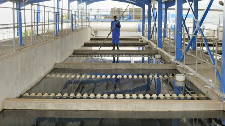 Entretien de nettoyage de la station de Gbaba, Ouganda