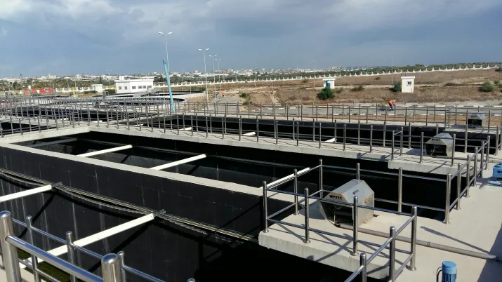 Construction d’une station d’épuration dans le nord de la bande de Gaza