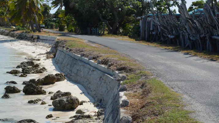 projet, érosion, Ouvéa, Nouvelle-Calédonie, Roiné