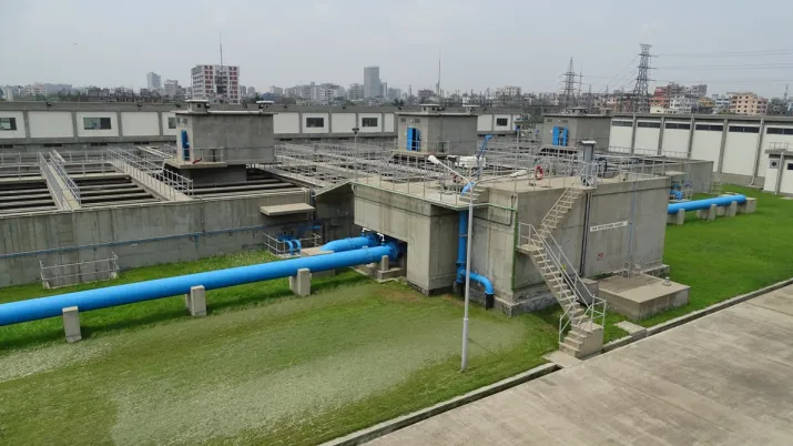 Station potabilisation, eau potable, Gandharbpur, Bangladesh