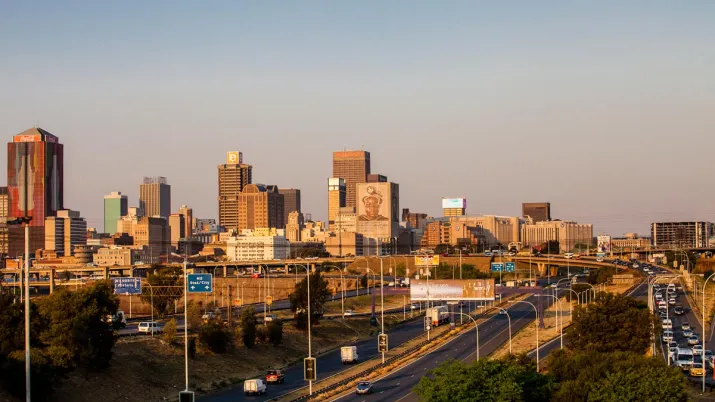 Johannesburg, ville, urbain, Afrique du Sud