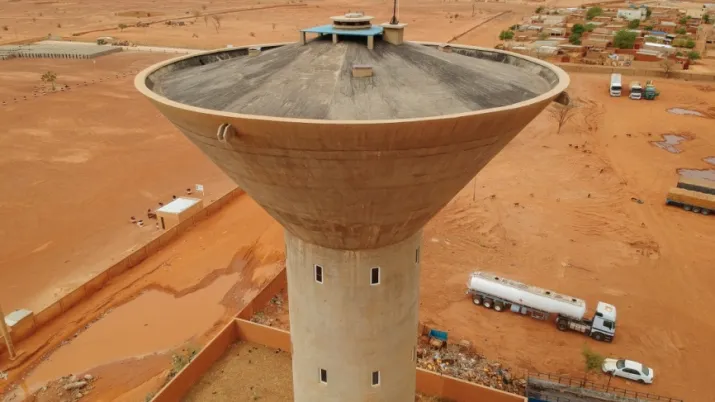 château d'eau, assanissement, Niamey, Niger