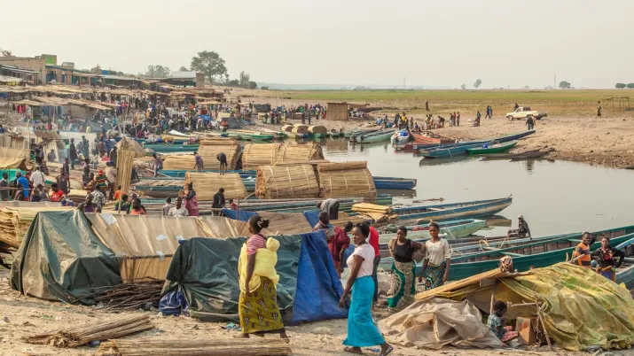 marché de Mongu, Zambie