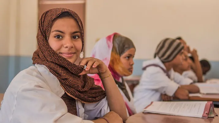 Mauritania, Students of the Arafatt high school, Nouakchott