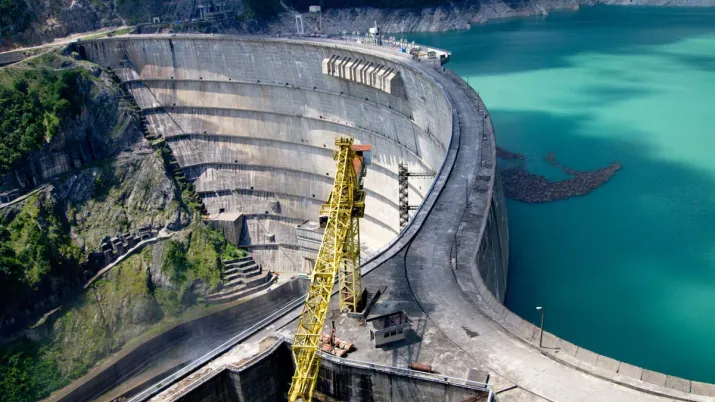 barrage hydroélectrique d'Inguri, énergie, Géorgie