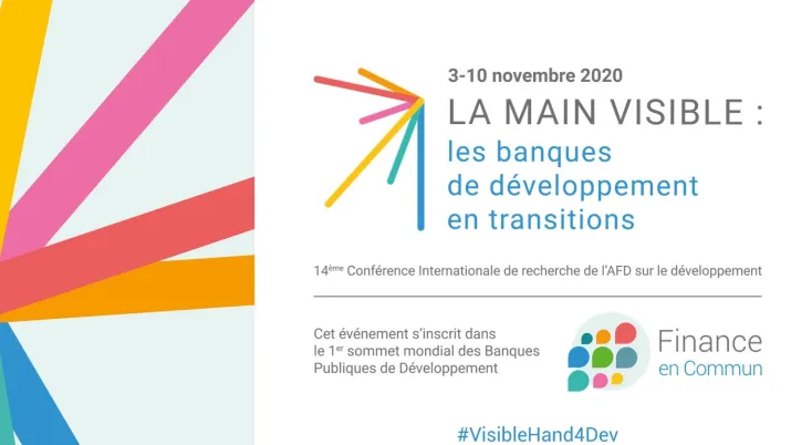 conférence recherche AFD main visible développement finance en commun