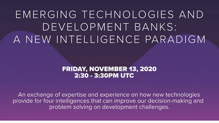 Emerging Technologies and Development Banks: A New Intelligence Paradigm