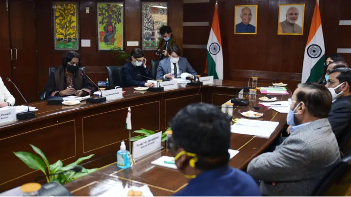 Pompili in India - India-France Year of the Environment