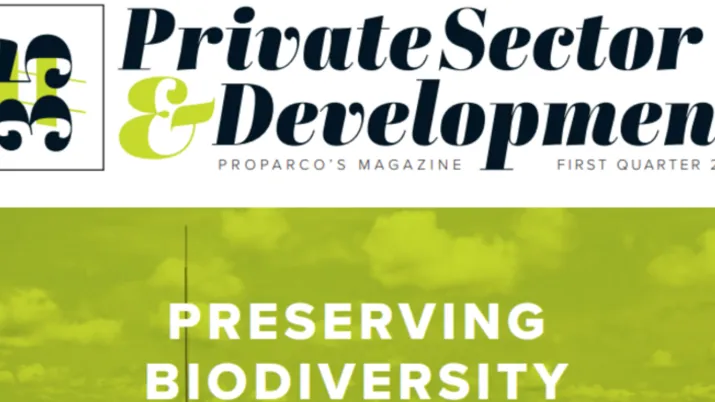 Proparco biodiversity