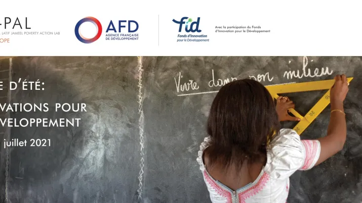 Ecole d'été Innovations pour le développement - Cycle de six conférences