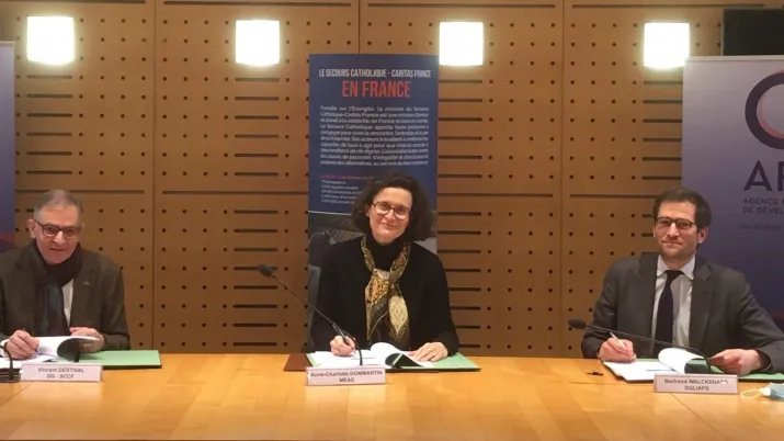 signature partenariat secours catholique transition écologique juste