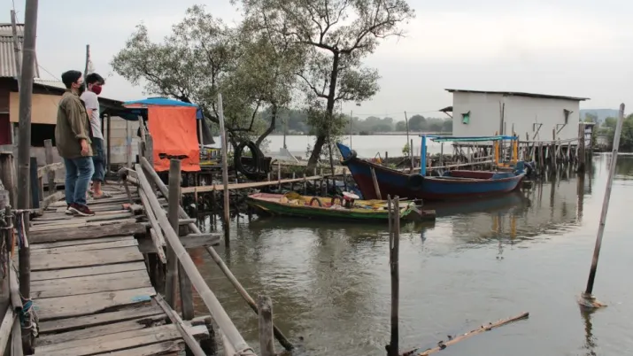 The city of jakarta under water
