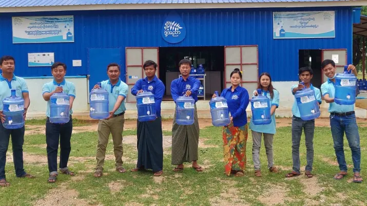 ONG 1001fontaines en Birmanie