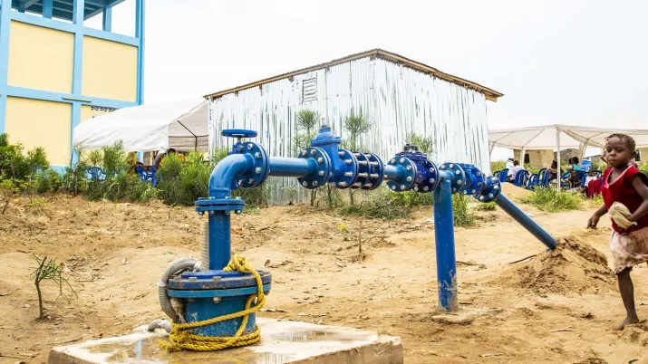 infrastructure eau potable acces RDC AFD Congo