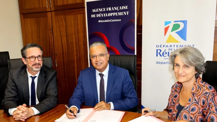 Partenariat entre l’État, le conseil départemental de La Réunion et l’AFD