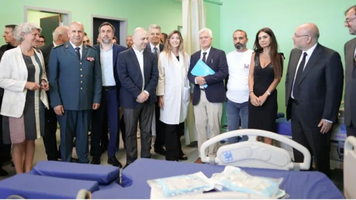 L’inauguration du nouveau bâtiment de l'hôpital public universitaire de la Quarantaine au Liban