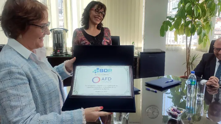 La AFD apoya al Programa de Finanzas Sostenibles del BDP