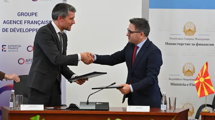 A new landmark Partnership for Sustainable Development in North Macedonia: French Development Agency (AFD) provides €50 million for green and social investments 