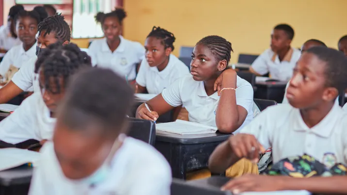 salle de classe Gabon éducation afd 