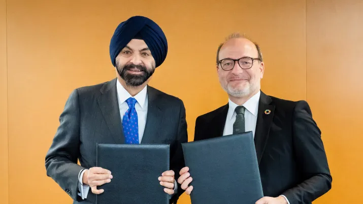 Ajay Banga, Président du Groupe de la Banque mondiale et Rémy Rioux, Directeur général de l’AFD