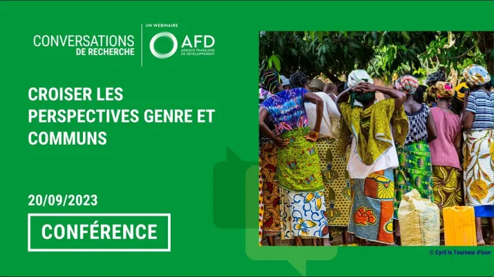 Croiser les perspectives genre et communs : approches analytiques et politiques - le 20 septembre 2023