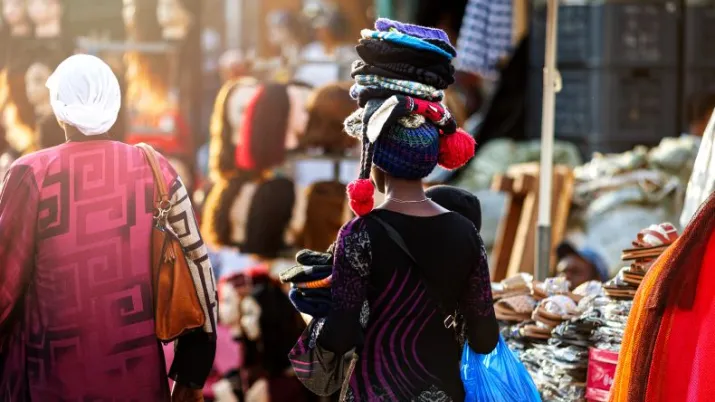 Femmes sur le marché de Yopougon