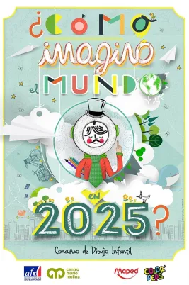 Affiche Comment j'imagine le monde en 2025, AFD Mexique