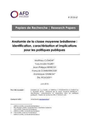 Anatomie de la classe moyenne brésilienne_couv