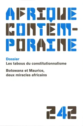 Les tabous du constitutionnalisme en Afrique « francophone »