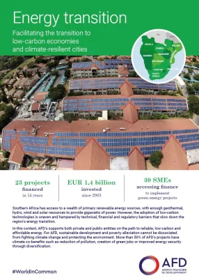 Energy transition Southern Africa