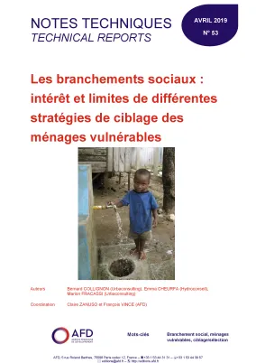 Etude sur les branchements sociaux et les ménages vulnérables