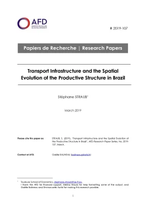 Transport infrastructure Brazil_couv