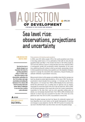Sea level rise: observations, projections and uncertainty