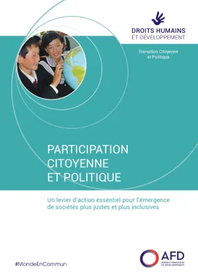 La participation citoyenne et politique : levier d’action de la gouvernance démocratique pour la réalisation des ODD