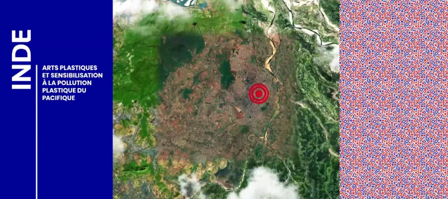 Inde : arts plastiques et sensibilisation à la pollution plastique du Pacifique