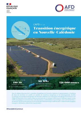 L'AFD et la transition énergétique en Nouvelle-Calédonie