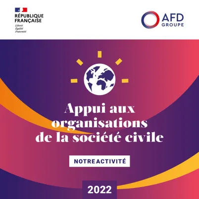Infographie - Notre activité en appui aux organisations de la société civile en 2022