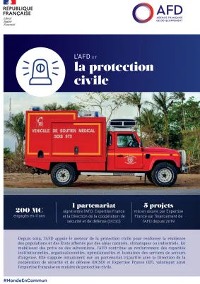 AFD et protection civile services secours urgence