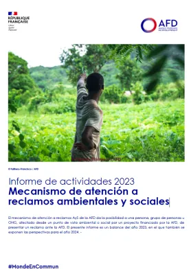 Rapport d'activités 2023 du dispositif de gestion des réclamations E&S version espagnole