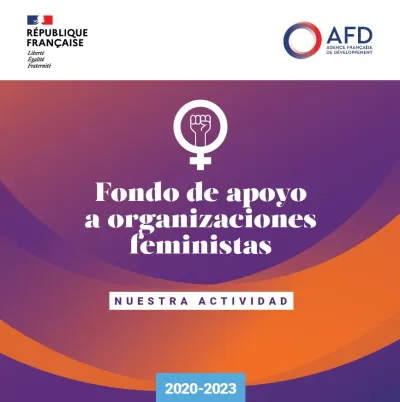Infografía - Nuestra actividad a favor del Fondo de apoyo a organizaciones feministas 2020-2023