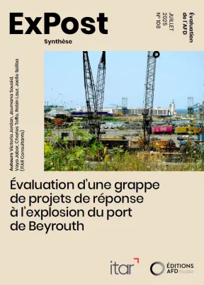 Expost 108 : Évaluation d’une grappe  de projets de réponse  à l’explosion du port  de Beyrouth
