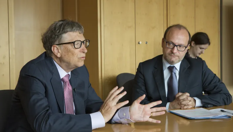 Rencontre entre Bill Gates et Rémy Rioux