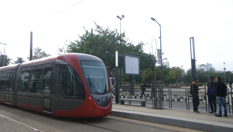 tramway Casablanca, Maroc, transport