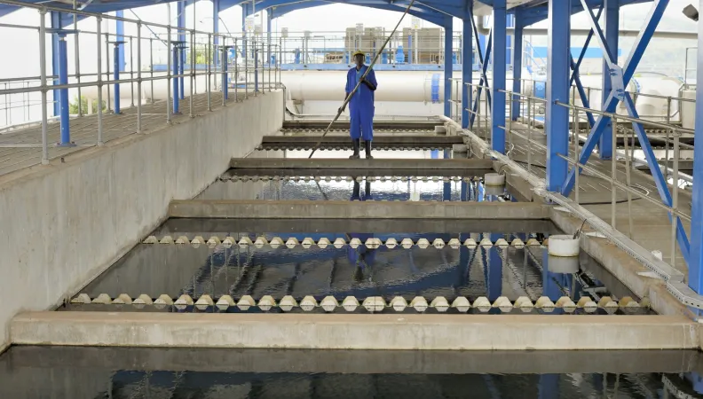 Entretien de nettoyage de la station de Gbaba, Ouganda