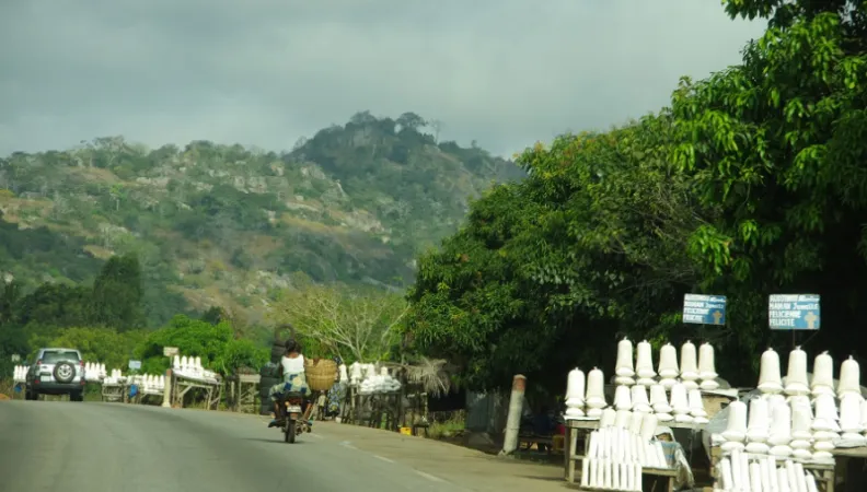 PADAC, Bénin, agriculture, route, moto, montagne