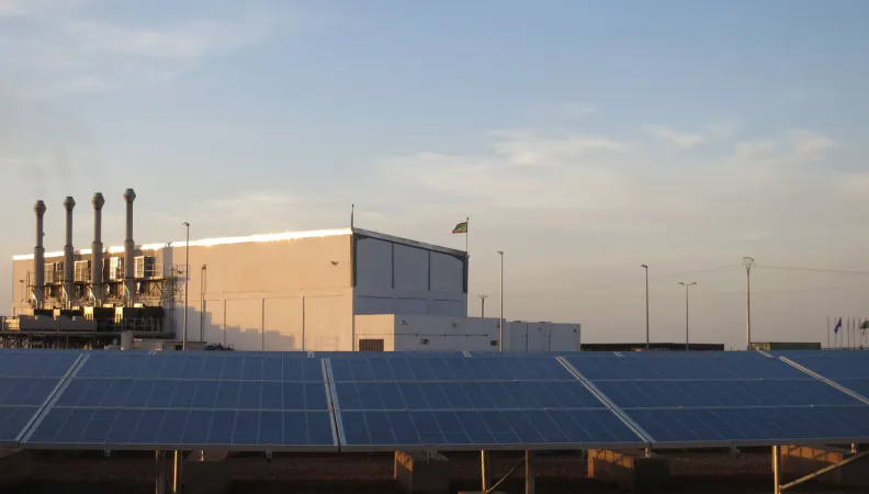 Centrale solaire / thermique de Kiffa, Mauritanie, énergie