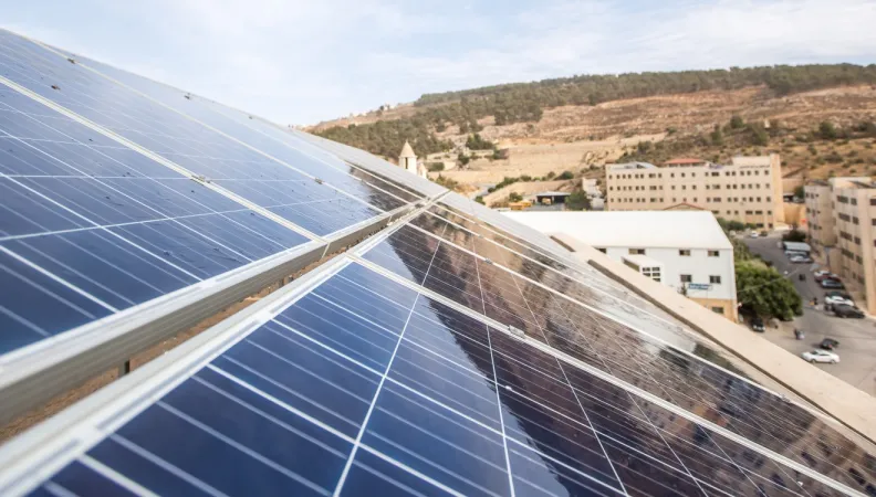 Jordanie, panneaux solaires