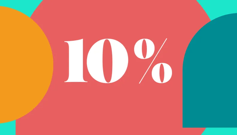 10 pour cent 