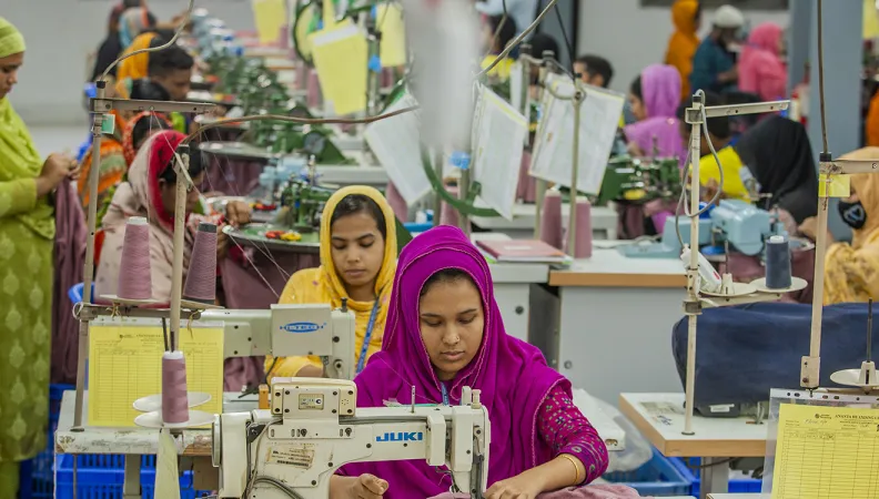 Employées de l'usine d'Ananta au Bangladesh
